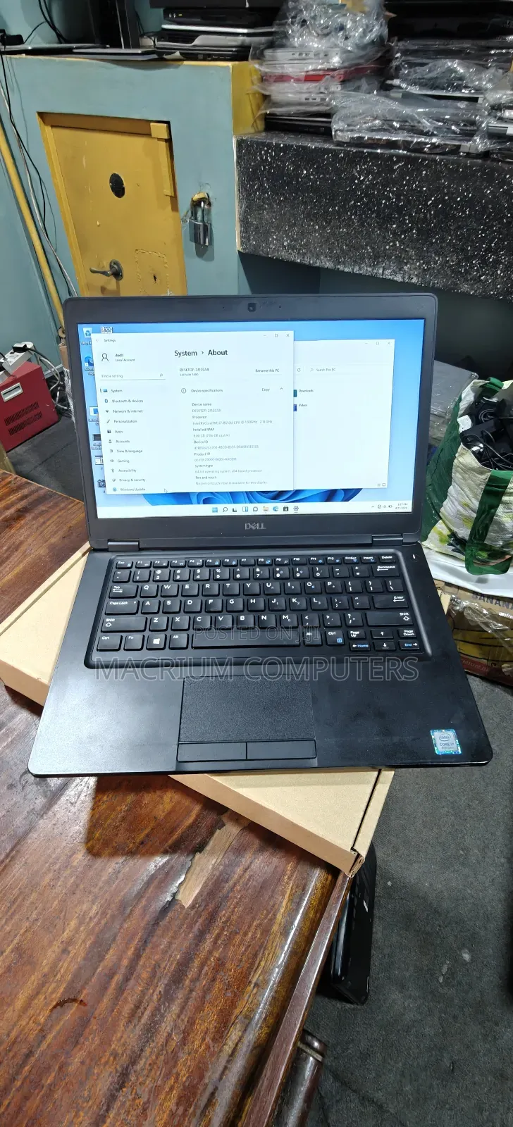 Laptop Dell Latitude 5490 8GB Intel Core i7 SSD 256GB