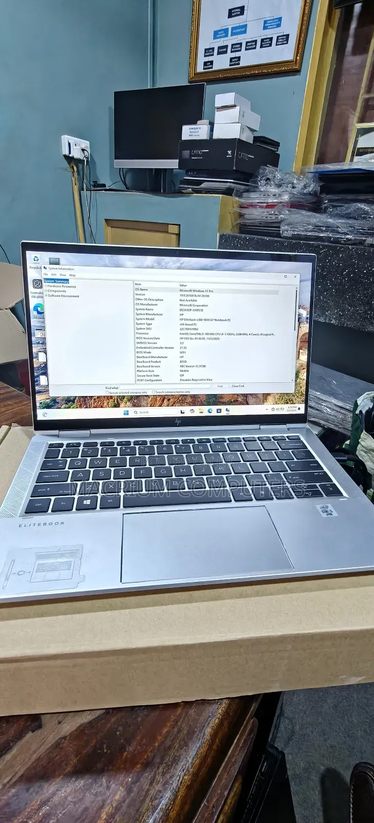 Laptop HP EliteBook X360 1030 G7 16GB Intel Core I5 SSD 512GB