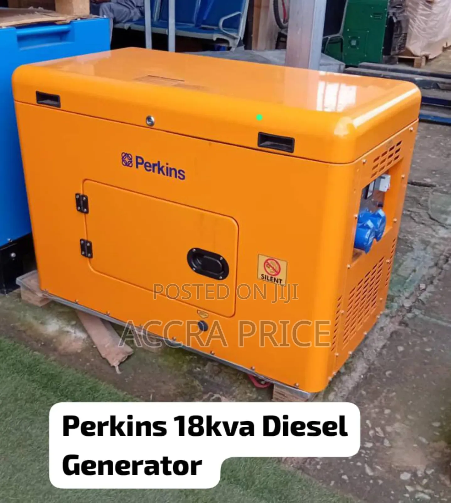 Perkins 18kva Diesel Generator and Yellow Popping Look