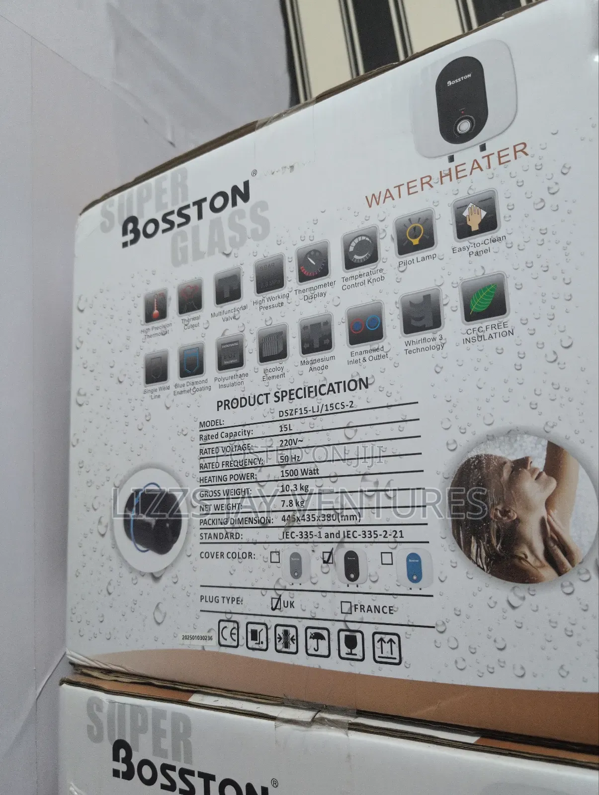 Bosston Water Heater 15 Litters