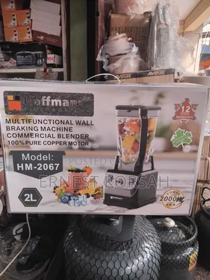 Hoffman's Multi Functional Wall Braking Commercial Blender