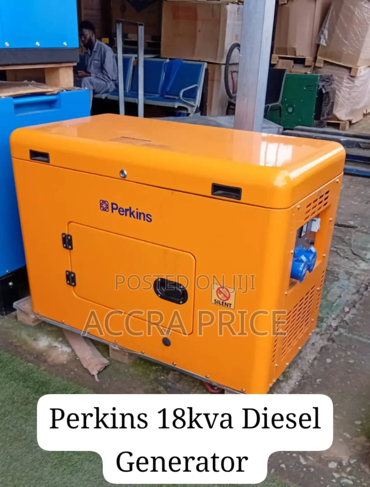 Eefficient Power Generation Perkins 18kva Genset Diesel