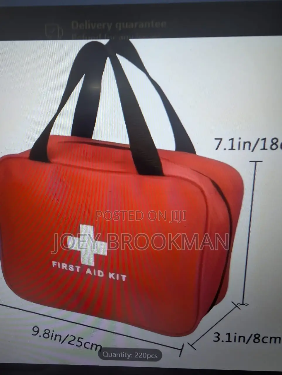 220pcs Portable First Aid Kit for Car - Durable Compact