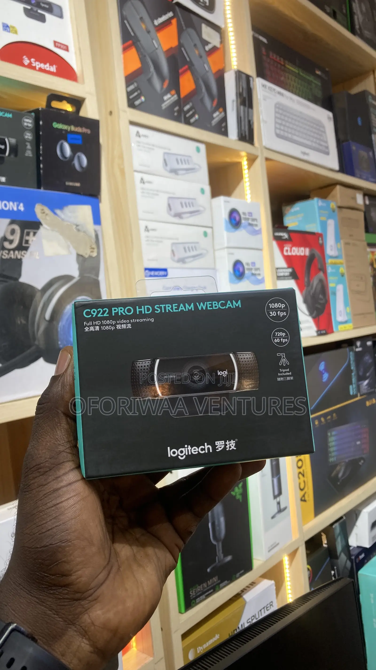 Logitech C922 Pro Stream Webcam 1080p Camera for Hd