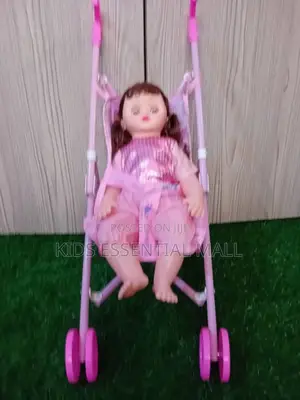 Baby Doll and Stroller for Children