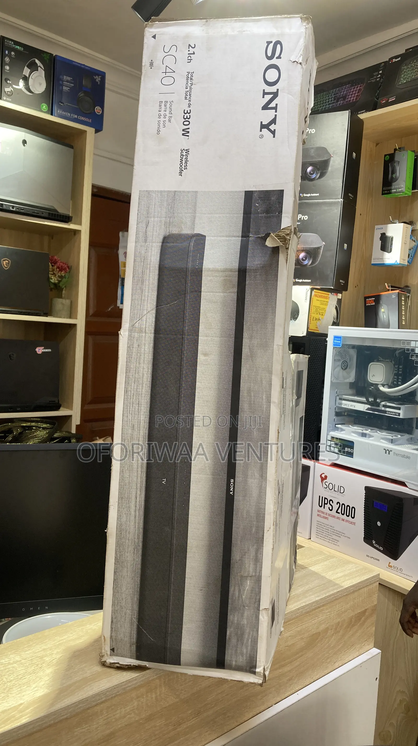 Sony Ht-Sc40 2.1ch Soundbar With Wireless Subwoofer