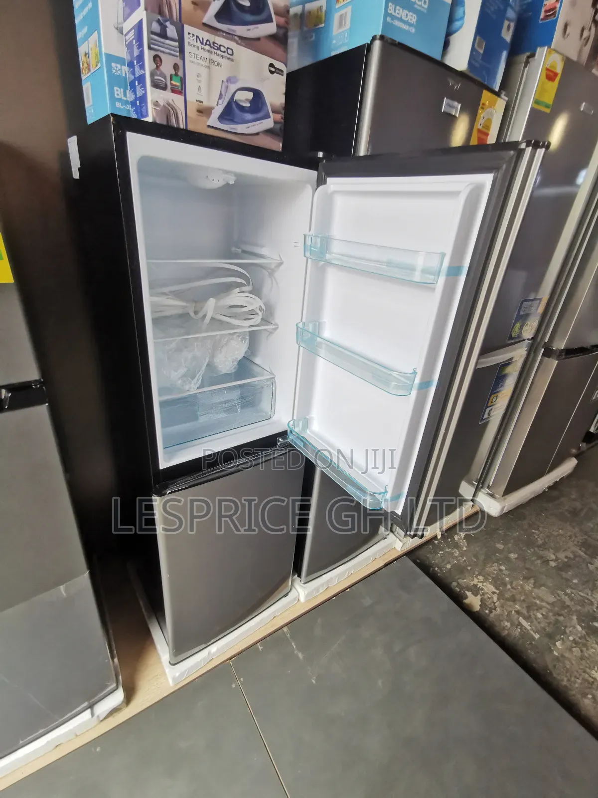 Nasco 158l// Double Door Fridge High Quality
