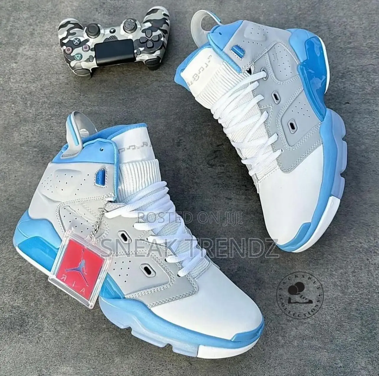 Air Jordan R6 Sea Blue Grey N White