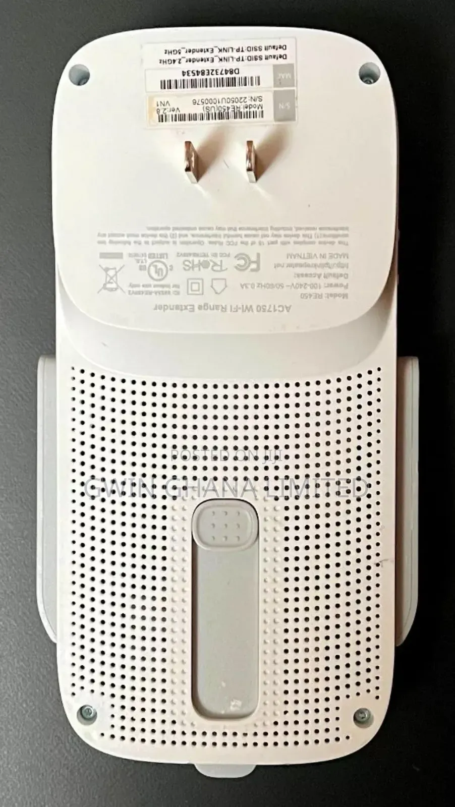 Tp-Link Re450 Ac1750 Dual-Band Gigabit Wifi Range Extender