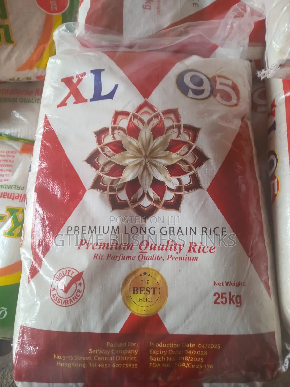 5x5kg And 5x4.5kg Rice (Cindy Millicent Dynasty Abena