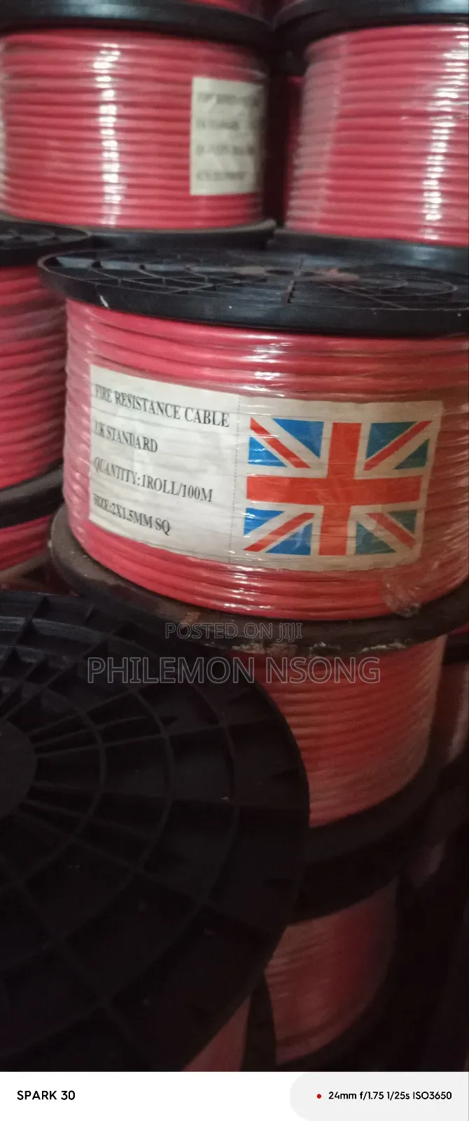 1.5mm2 Fire Resistant Cable