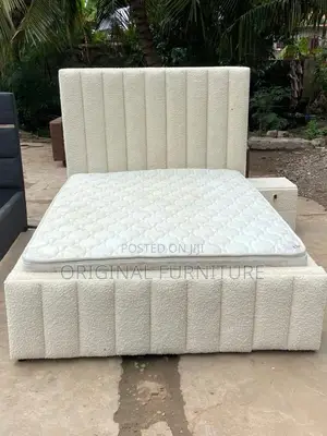 Double Bed Frame Mattress and Side Drawer