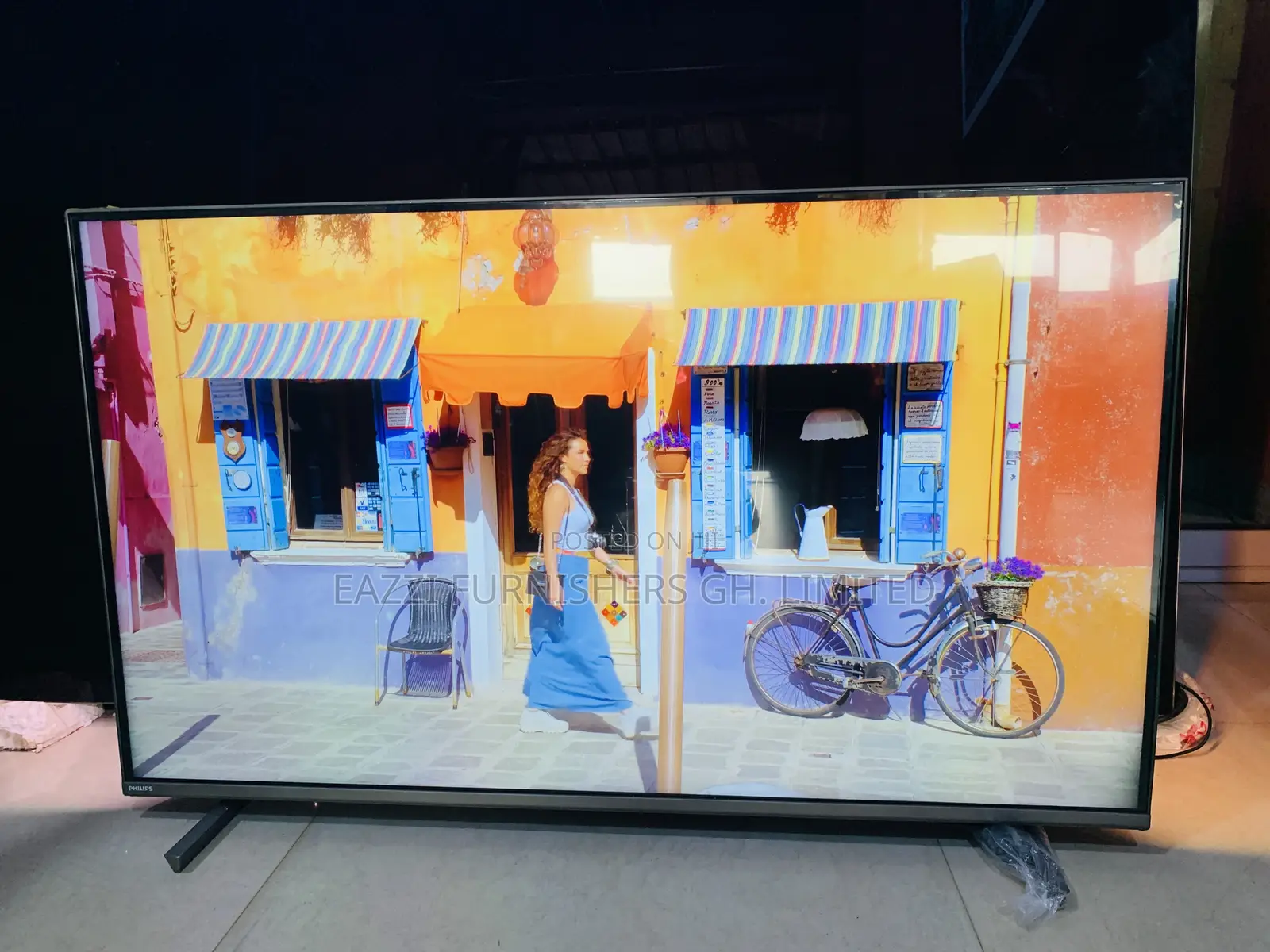43 Inches Android Tv Philips Ambilight 3 Sided Smart Satellite Tv