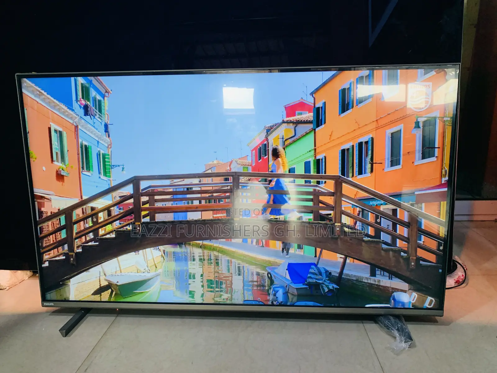 43 Inches Android Tv Philips Ambilight 3 Sided Smart Satellite Tv