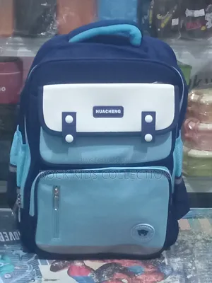 Huacheng Backpack School Bag (Sea Blue)Class 4