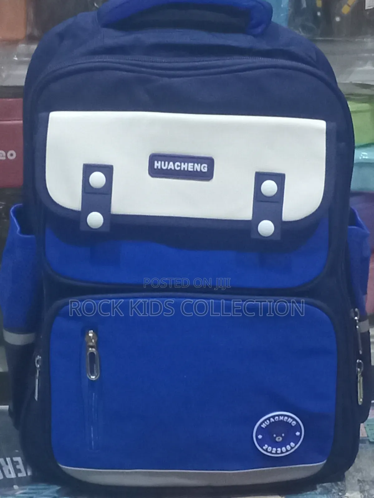Huacheng Backpack School Bag (Blue)Class 4 +