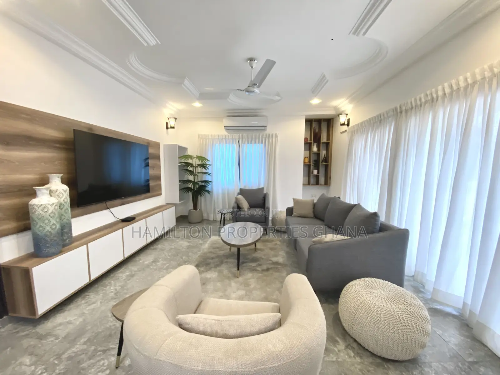 Furnished 3bdrm Apartment in East Airport, Tseaddo for rent