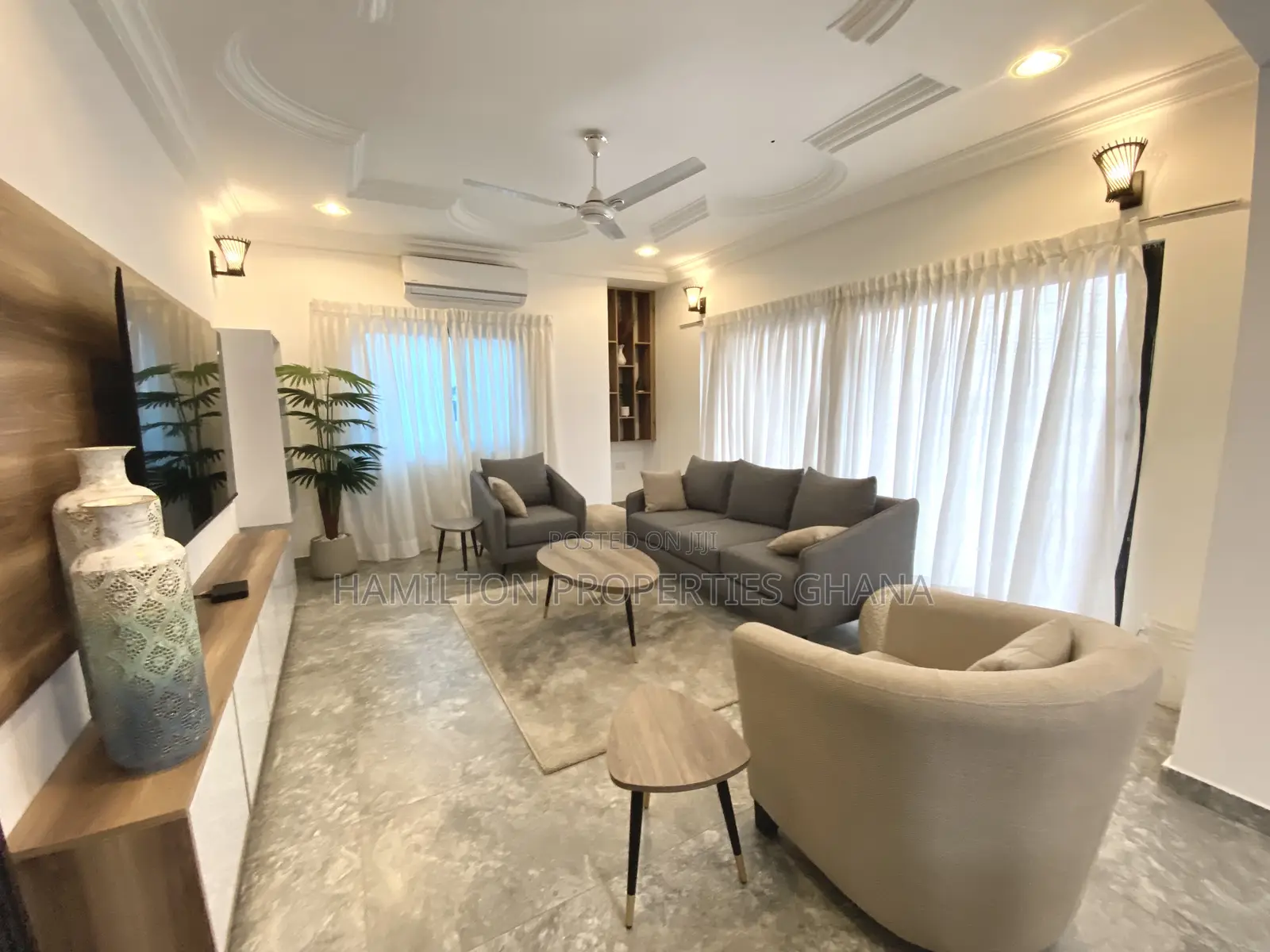 Furnished 3bdrm Apartment in East Airport, Tseaddo for rent