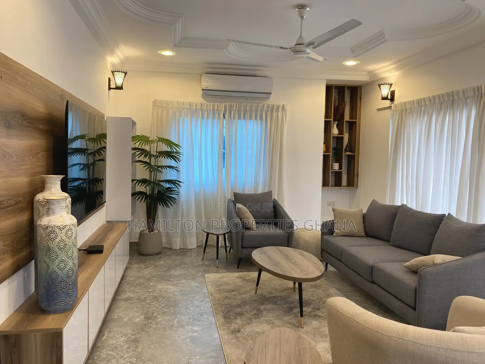 Furnished 3bdrm Apartment in East Airport, Tseaddo for rent