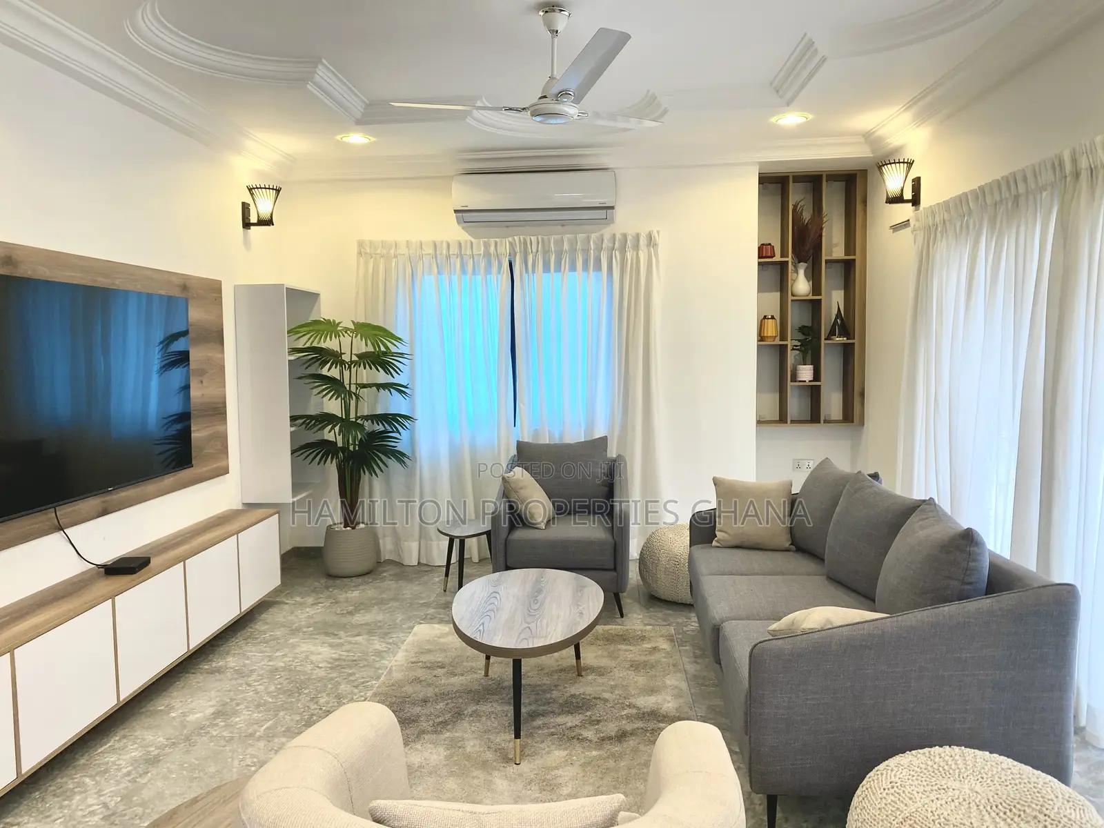 Furnished 3bdrm Apartment in East Airport, Tseaddo for rent