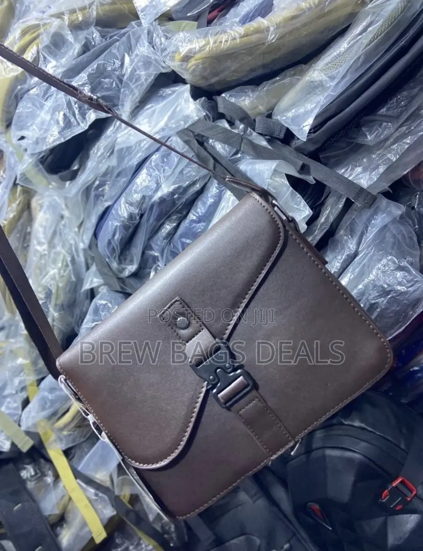 Pure Leather Dior Men Mini Side-Bag Very Durable.