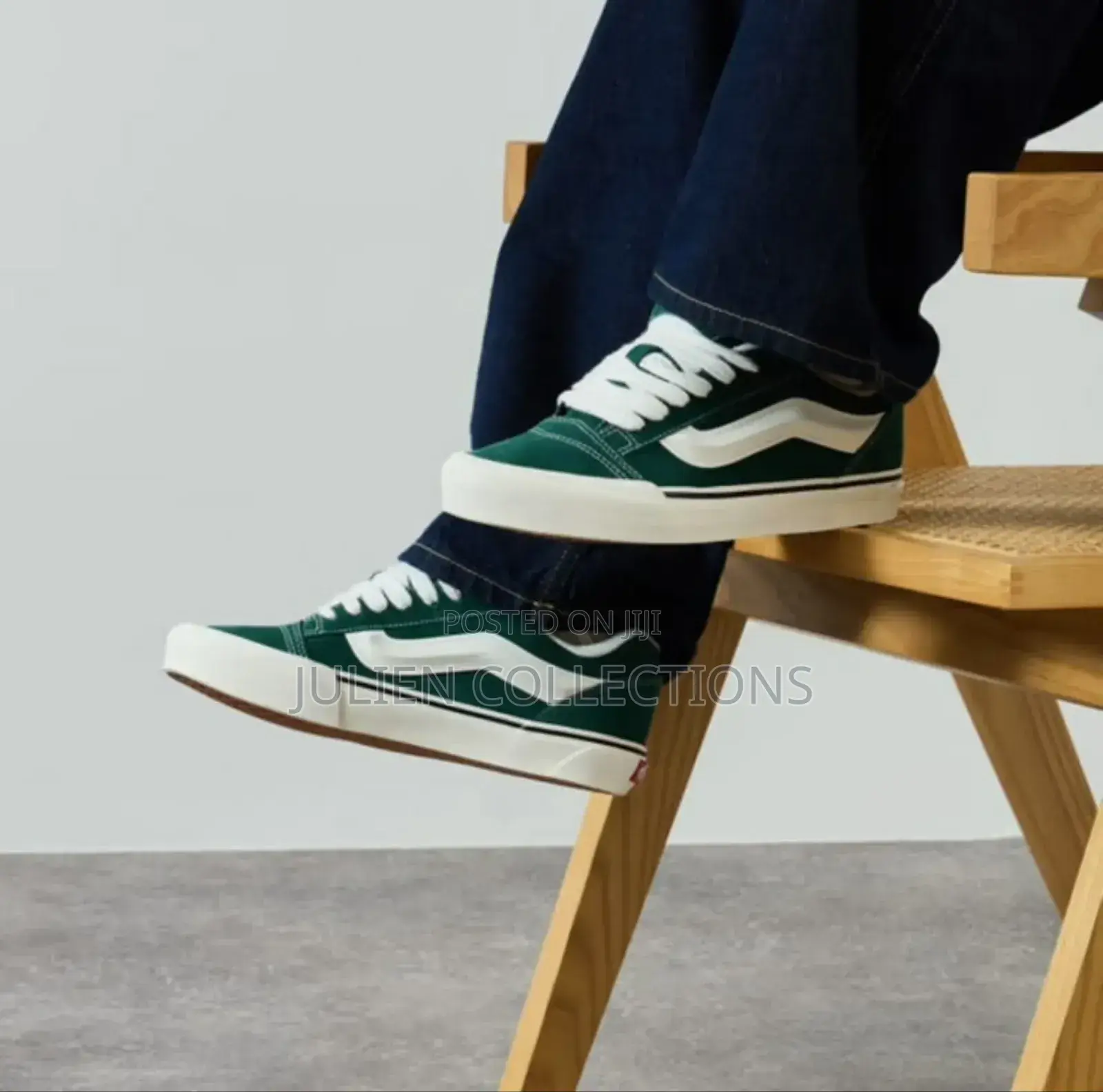 New Skool Van Og Green Cream