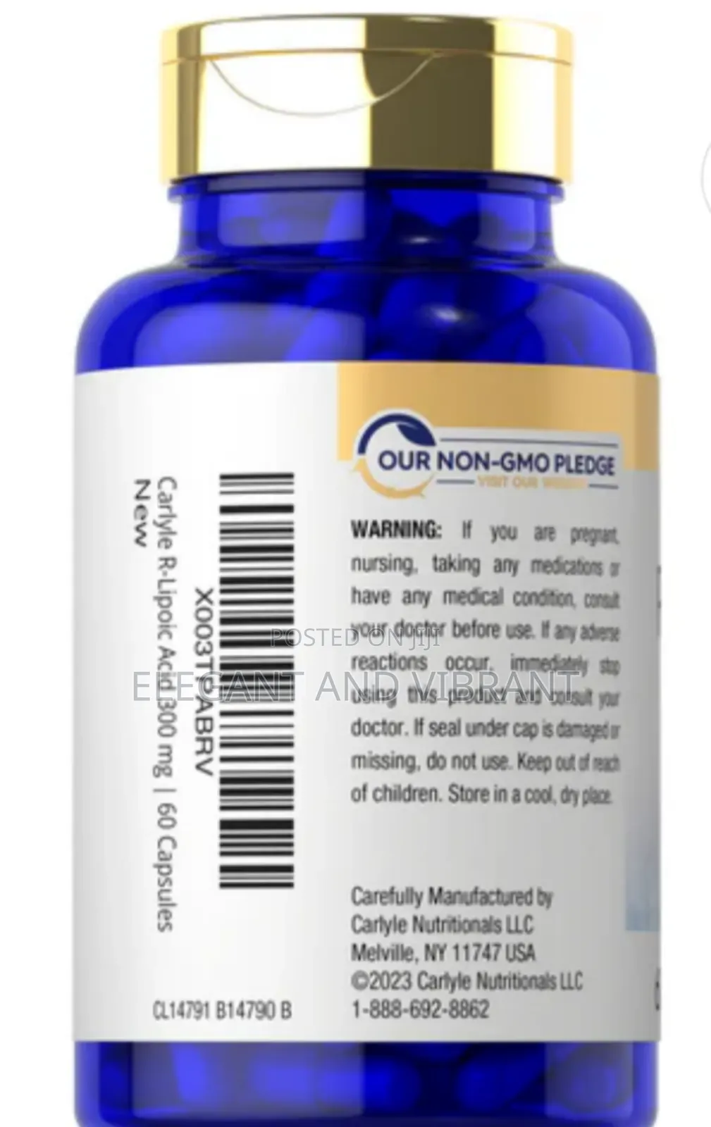 -Lipoic Acid 200mg Per Serving | 60 Capsules