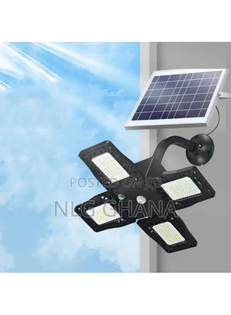 80-Bead Led Solar Power Wall Lamp Four-Head. Tvx6074