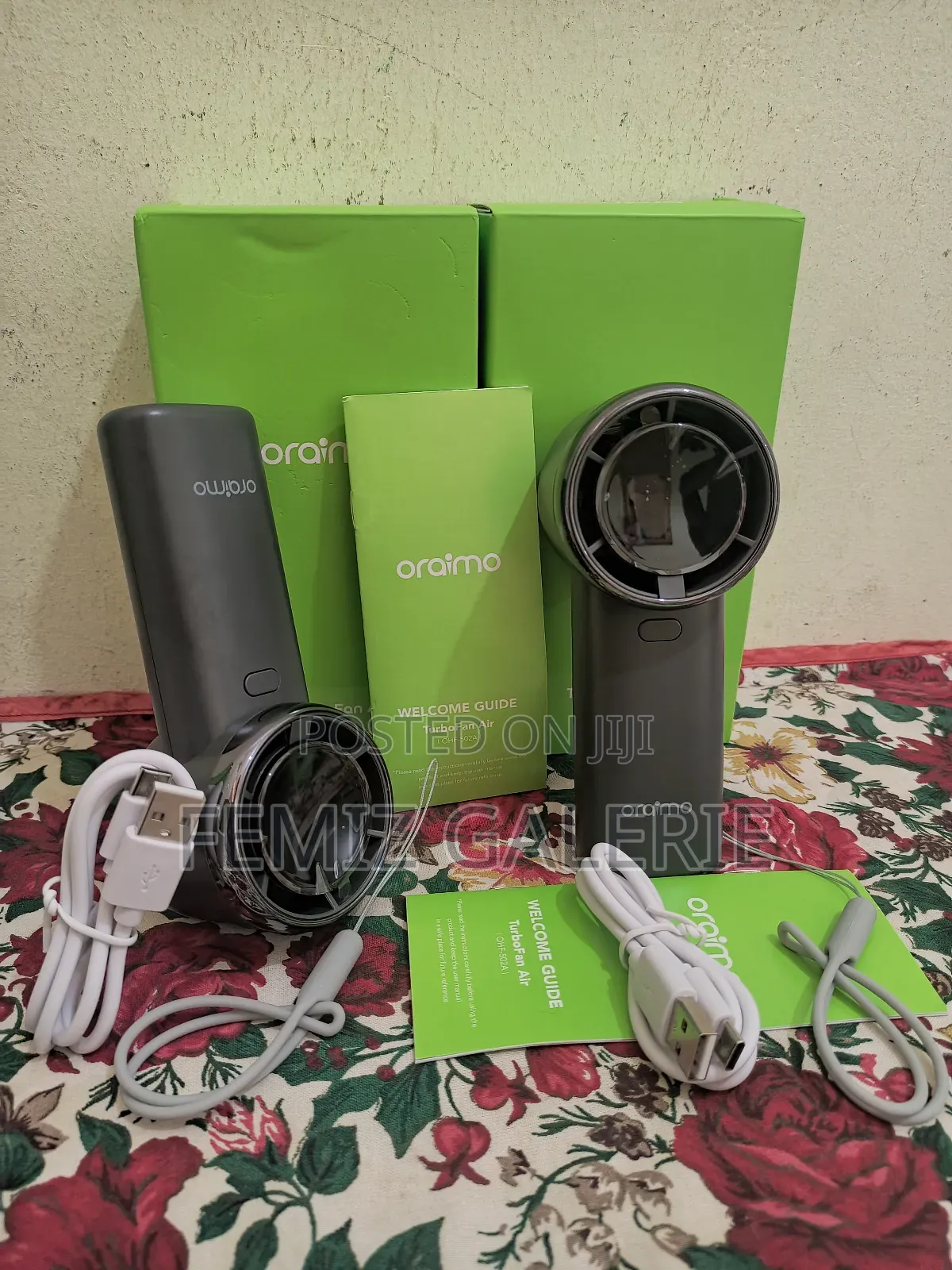Oraimo Turbofan Air Handheld Fan Intense Airflow