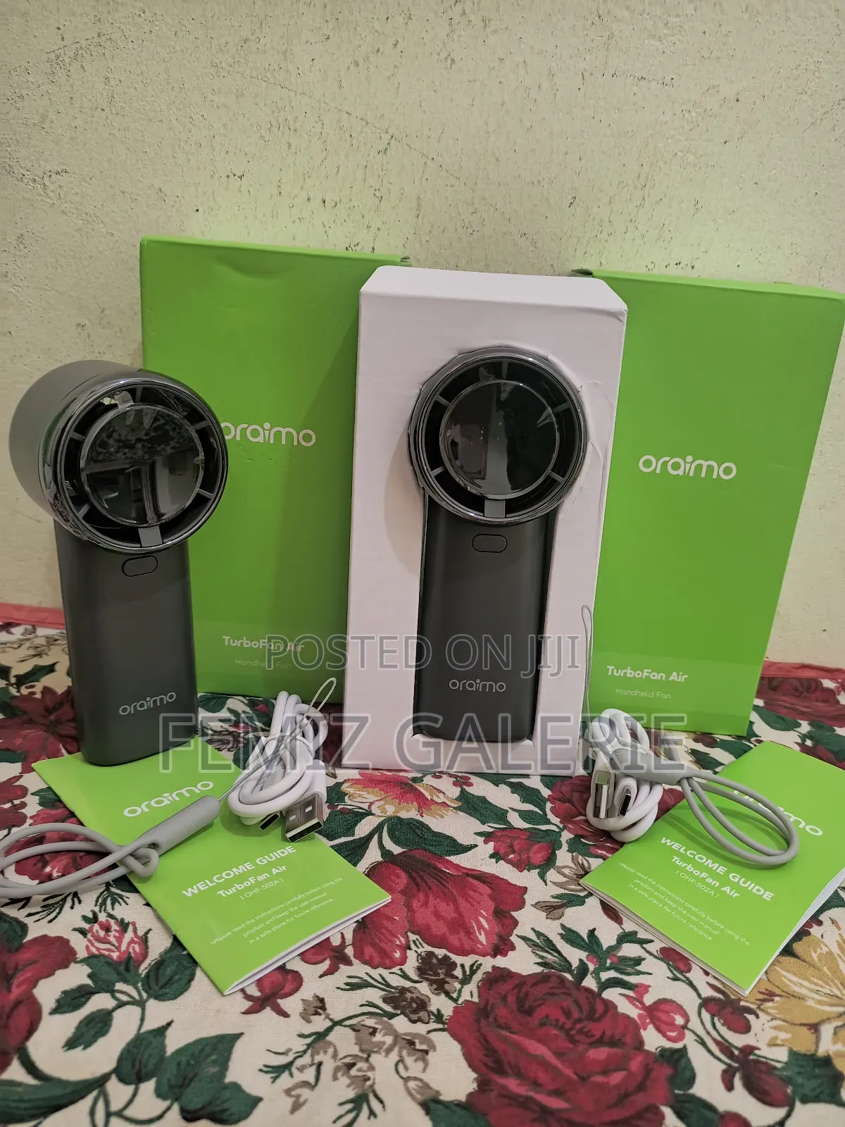 Oraimo Turbofan Air Handheld Fan Intense Airflow