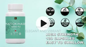 Nattokinase 120 Caps 4000fu | Japanese Natto | Heart Health