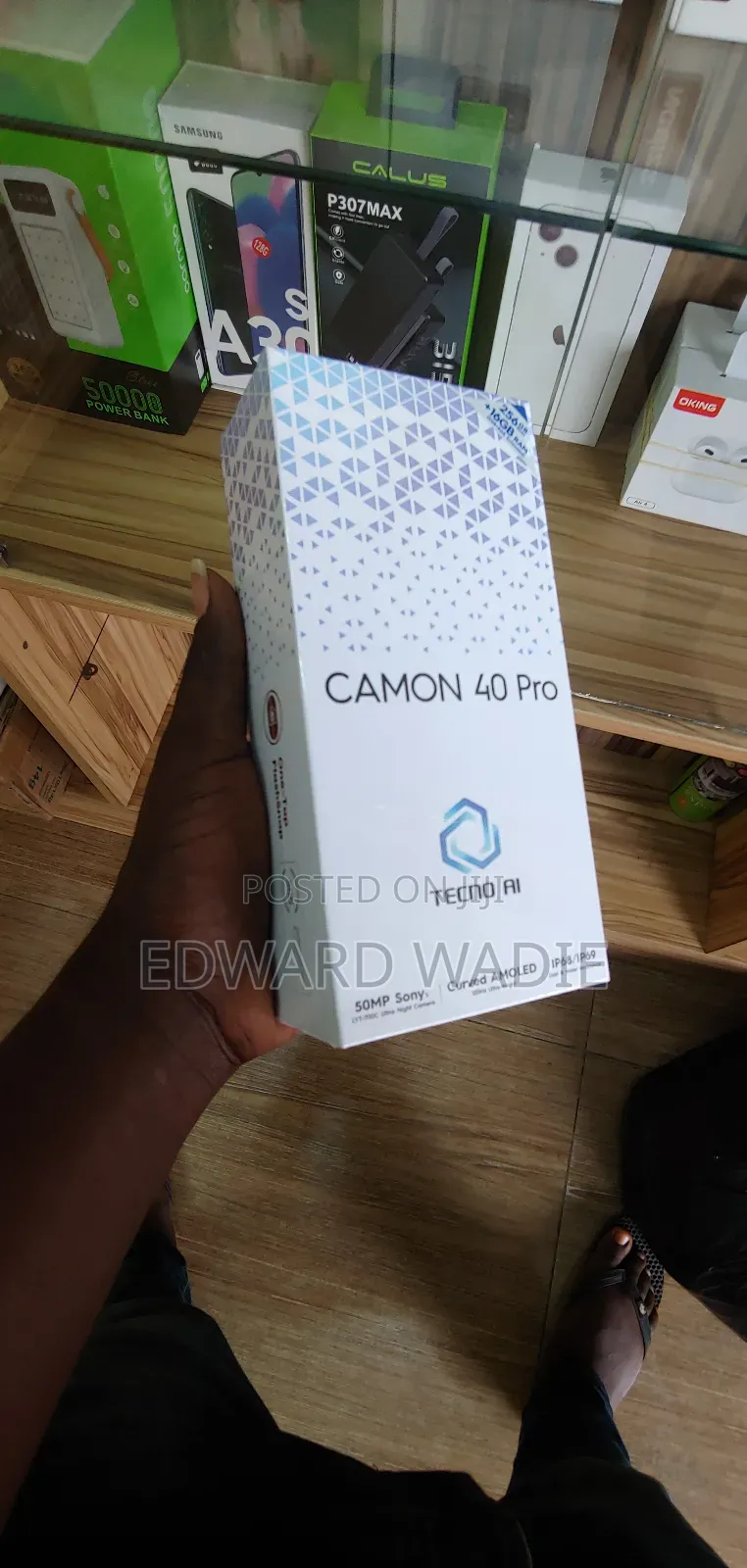 New Tecno Camon 40 Pro 256 GB Black
