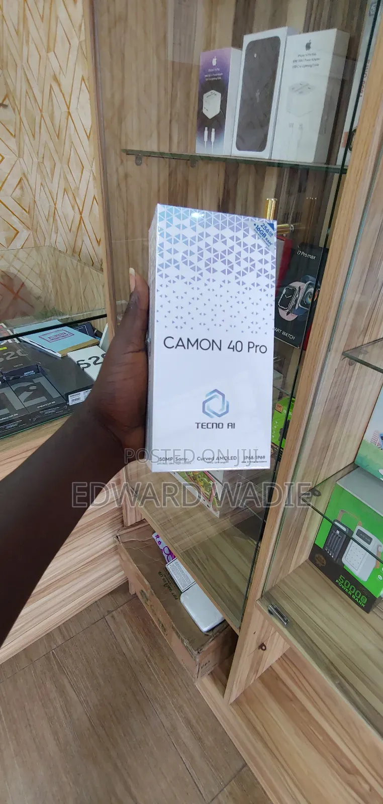 New Tecno Camon 40 Pro 256 GB Black