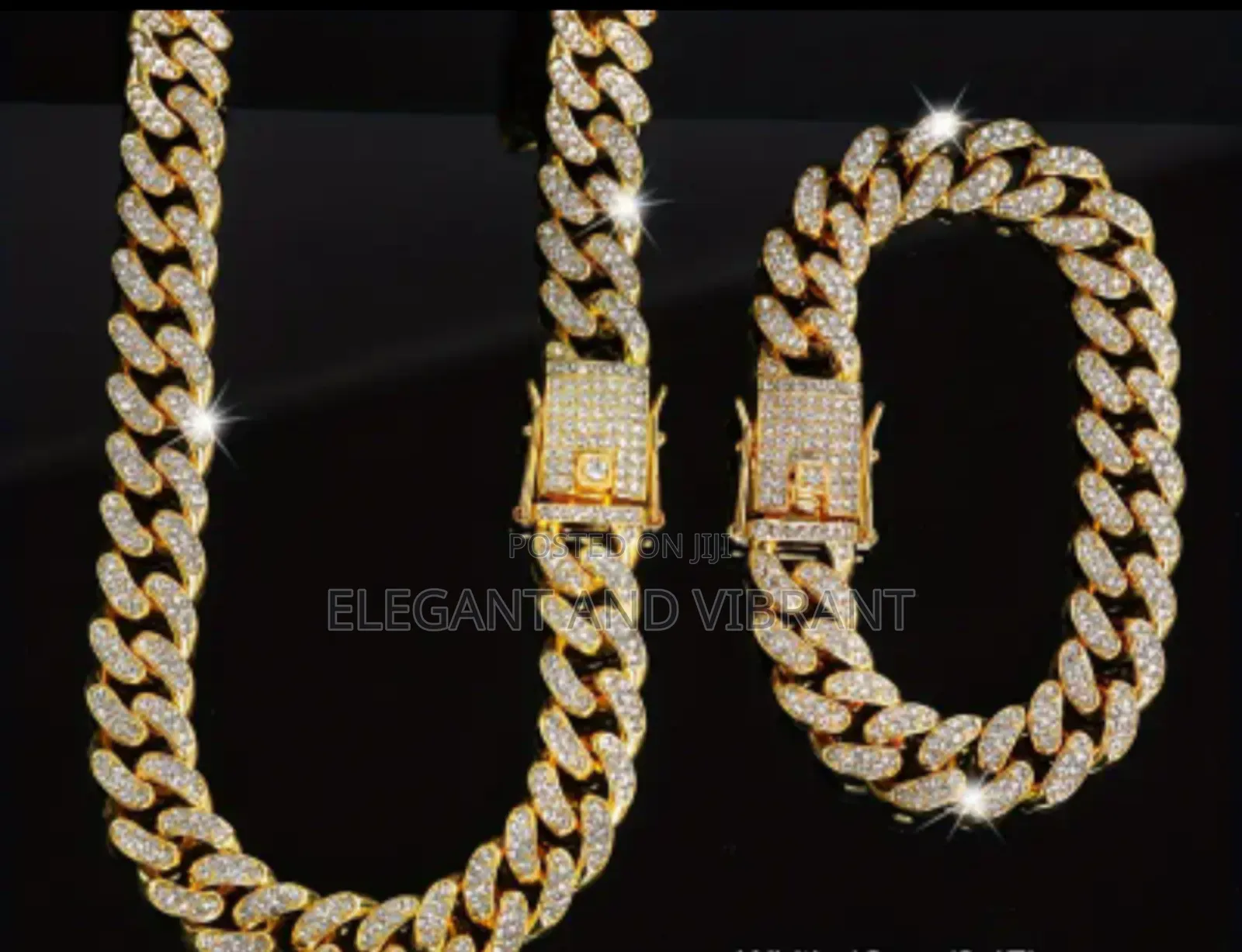 Unisex Necklace Set in Gold Colour Jewellery