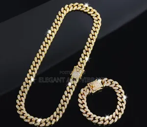 Unisex Necklace Set in Gold Colour Jewellery