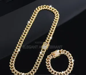 Unisex Necklace Set in Gold Colour Jewellery