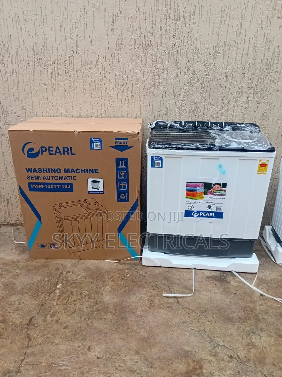 12kg Pearl Twin Tub Washing Machine Semi Auto
