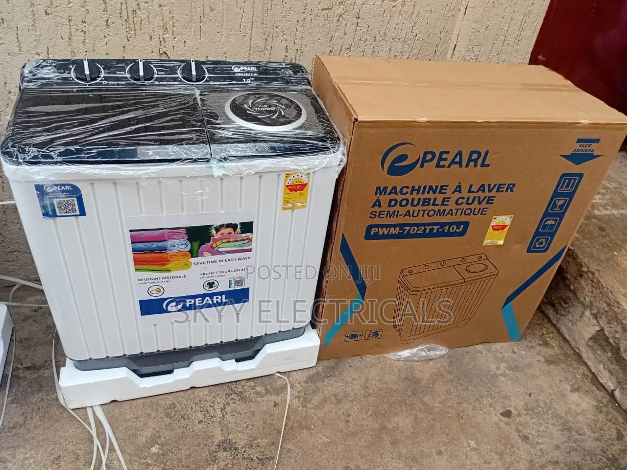 Pearl 7kg Twintub Semi Auto Washing Machine
