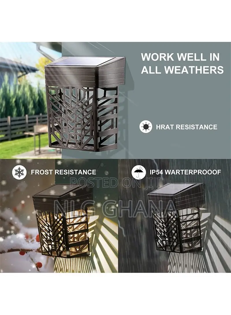 2pcs Waterproof Solar Wall Lamp. Tvx14708