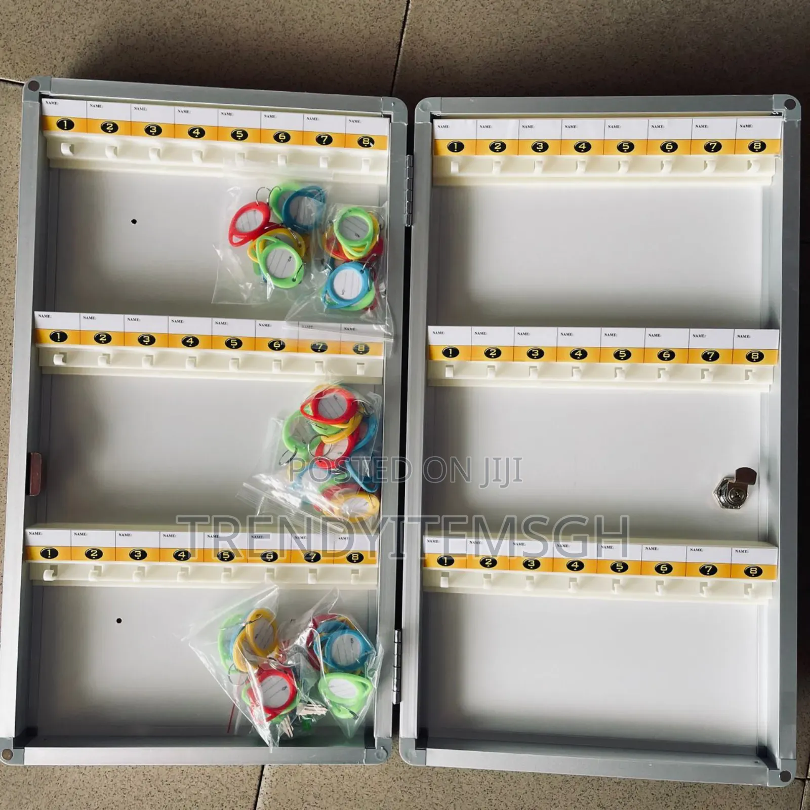 48 Keys Aluminum Alloy Lock Storage Box