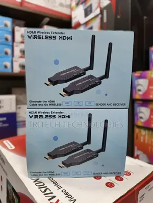 Hdmi Wireless Extender 50m ++ Antenna Transmitter Amd Receiver