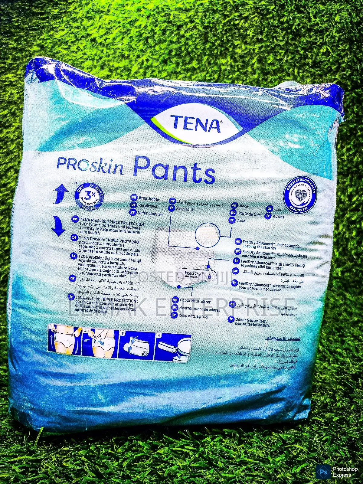 Tena Pro Skin Diaper Pants Medium Size (10pcs)