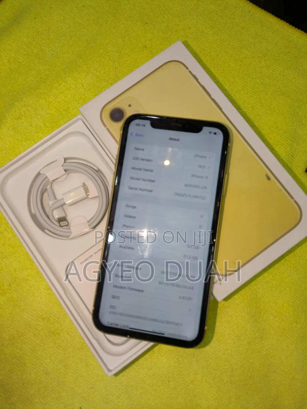 New Apple iPhone 11 64 GB Yellow