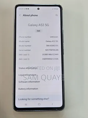 Samsung Galaxy A53 5G 128 GB Blue