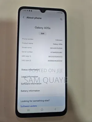 Samsung Galaxy A05s 64 GB White