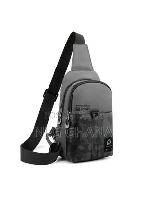 Nylon Oxford Cloth Chest Bag Stylish Casual Men.