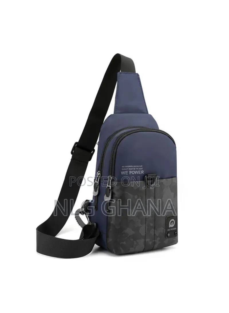 Nylon Oxford Cloth Chest Bag Stylish Casual Men.