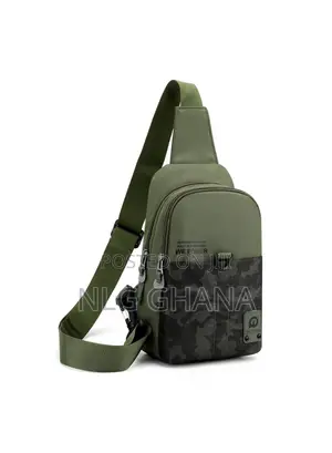 Nylon Oxford Cloth Chest Bag Stylish Casual Men.