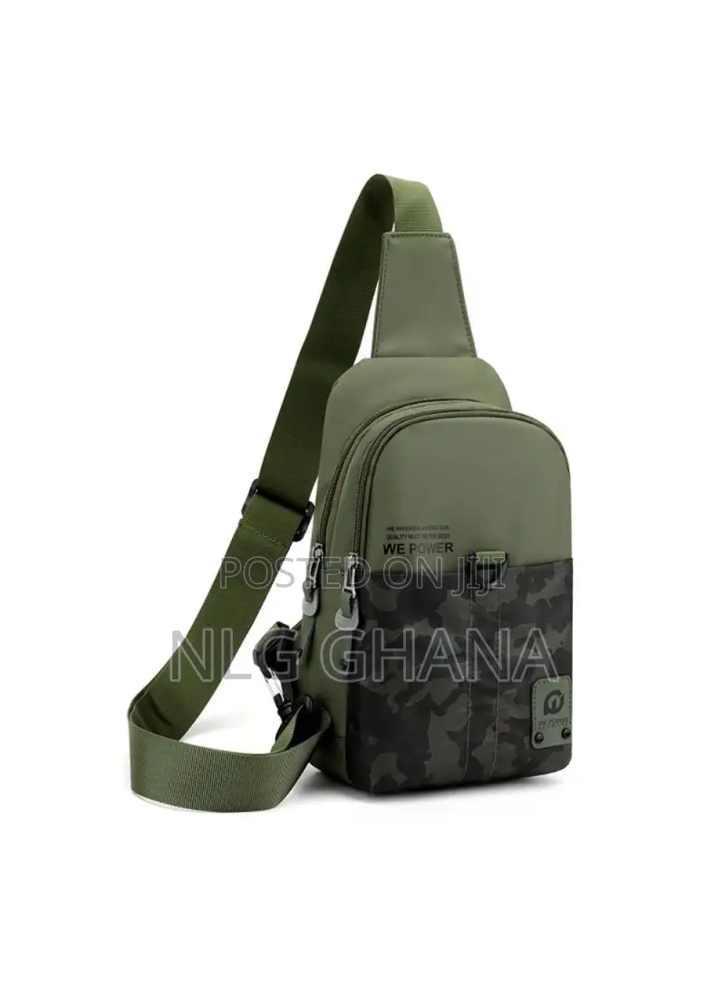 Nylon Oxford Cloth Chest Bag Stylish Casual Men.