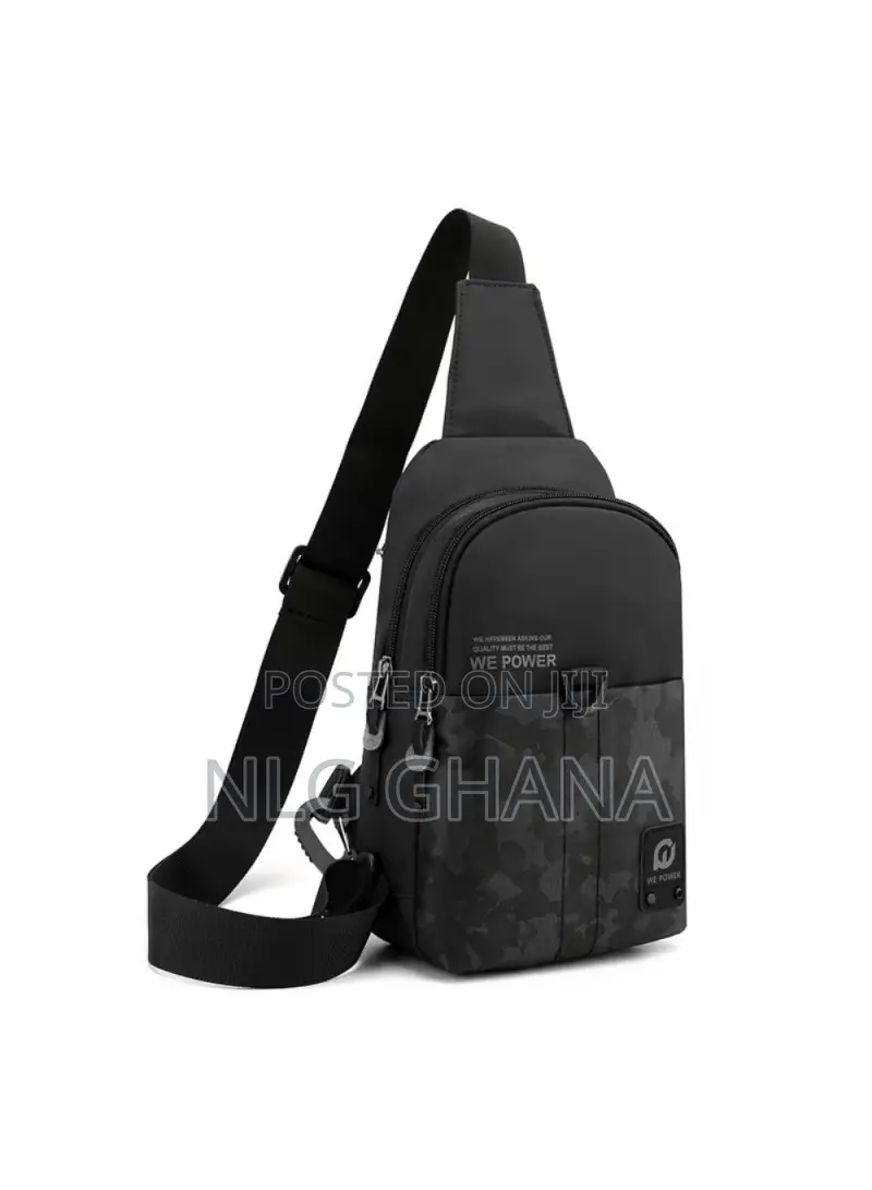 Nylon Oxford Cloth Chest Bag Stylish Casual Men.